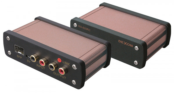 WA 825RB + WA 825RC sada duplexního přenášeče signálu po optickém kabelu