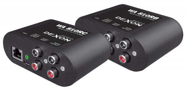 WA 810RB + WA 810RC sada duplexního přenášeče signálu po UTP kabelu