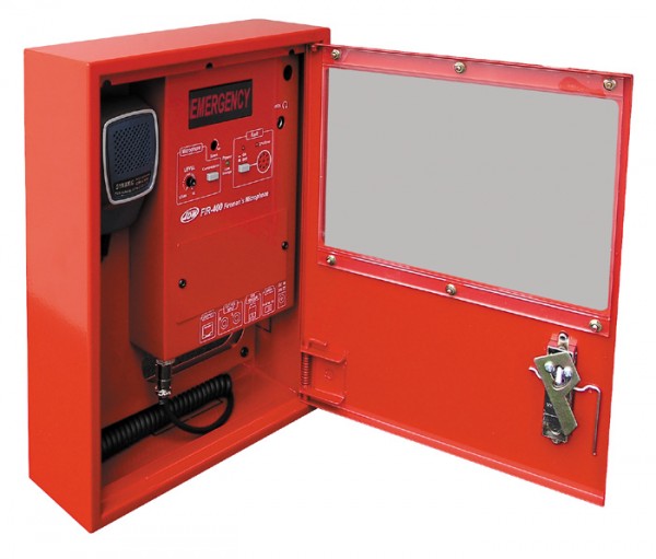 FIR 400 konzola evakuačního mikrofonu se samplerem