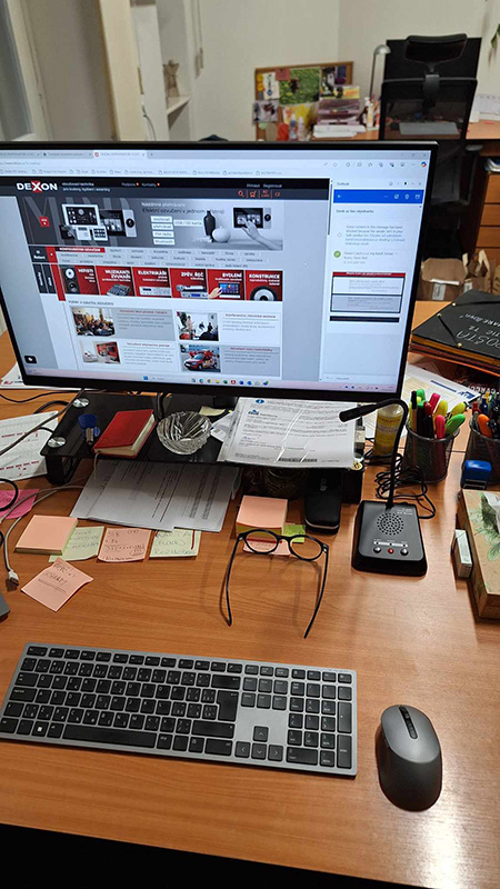 Interkom WA 220RC používají pražská infocentra a letiště Václava Havla