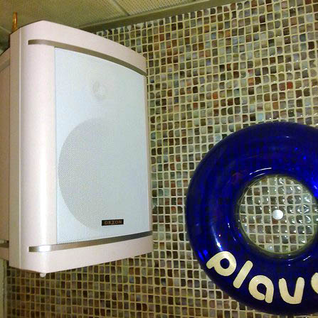 Plavecký bazén a reprosoustavy SP 802