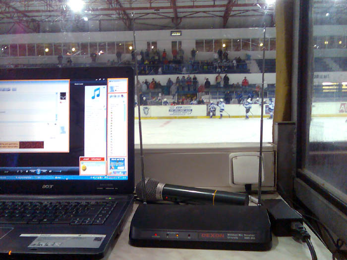 MBD 800 na zimním stadioně