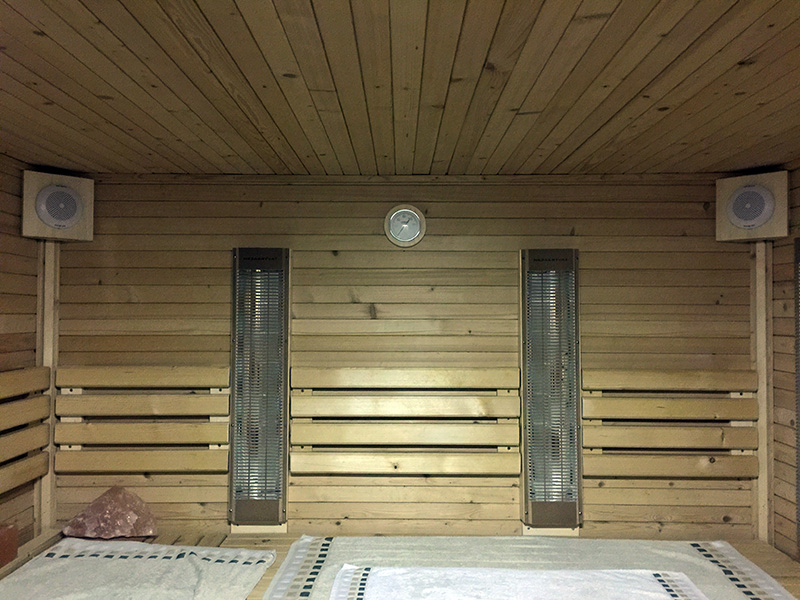 MRP 2170 a RP 64 ozvučují infrasaunu