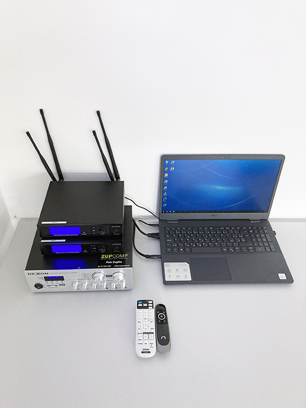 JPA 3035, MBD 840 a RPT 110 v zasedací místnosti