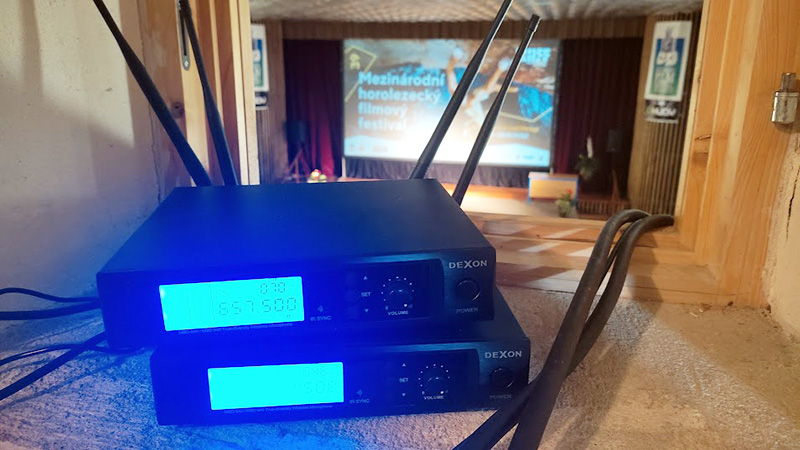 MBD 840, MBD 940 ozvučují Mezinárodní horolezecký filmový festival