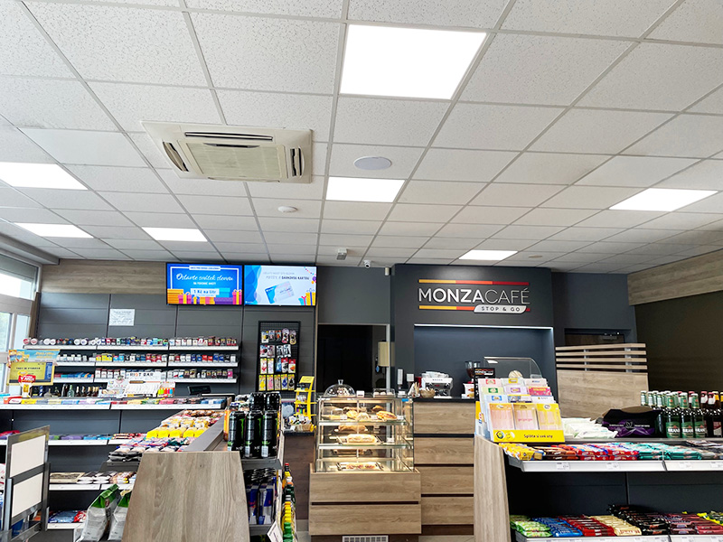 RP 122IP, RP 110 a MRP 2171 v čerpacích stanicích