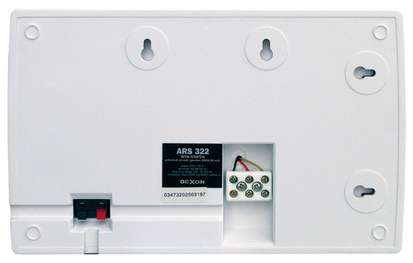 ARS 322 reprosoustava evakuační